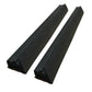 Anodized Aluminum Glass Channel Rubber Holders Set (G1005-RUB)