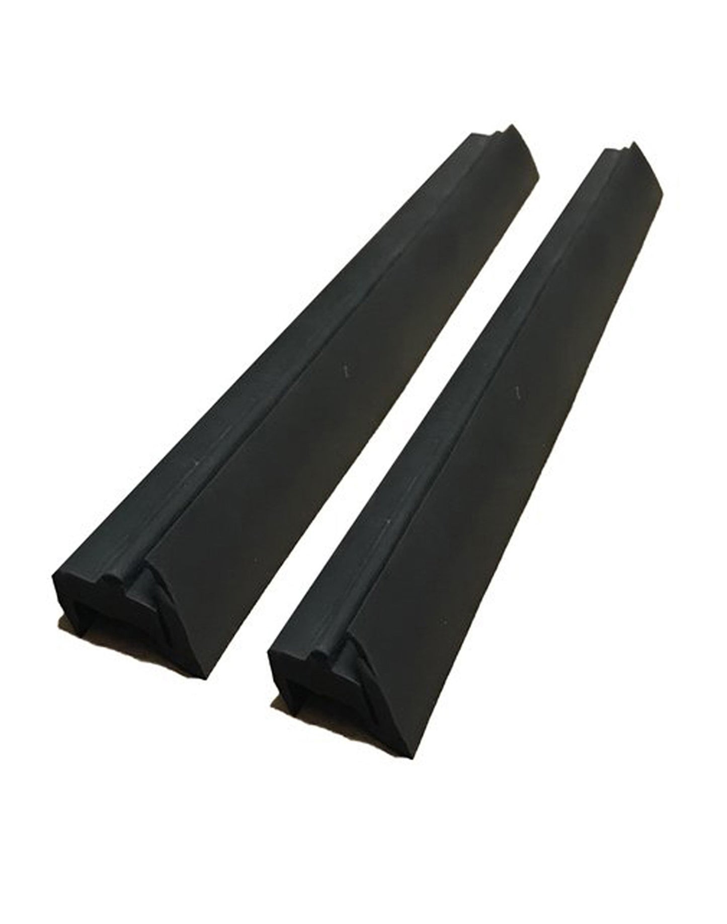 Anodized Aluminum Glass Channel Rubber Holders Set (G1005-RUB)