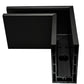 Corner for Anodized Aluminum Glass Channel Black Finish (G1006-COR-BLK)