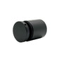 Solid Standoff for Glass Railing Adapter 1.5" Dia with screw Black Matte (G1040-150-FIX-BLK)